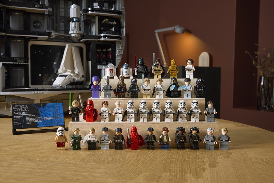 Minifigs for the LEGO Star Wars Ultimate Collector Series Death Star.