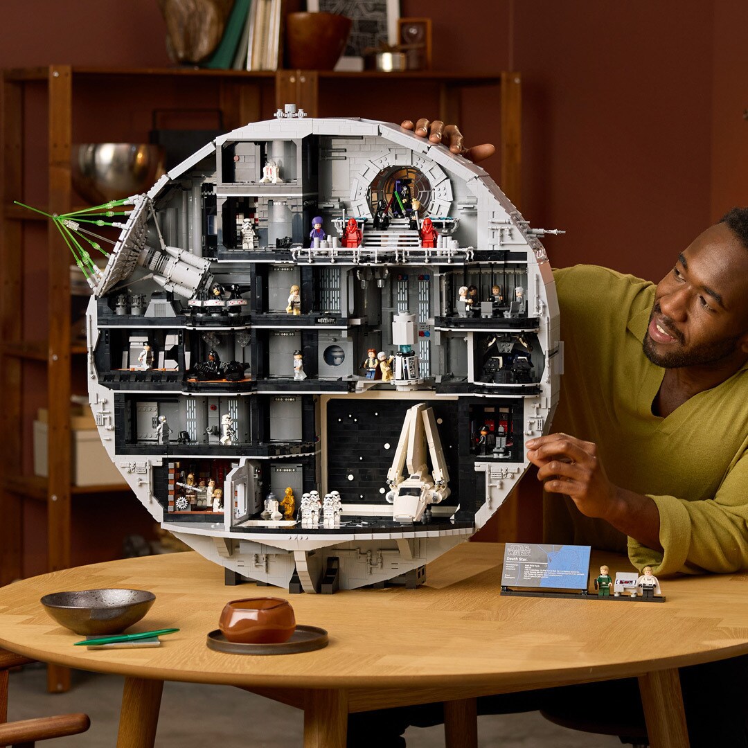 The LEGO Star Wars Death Star - Ultimate Collector Series building set.