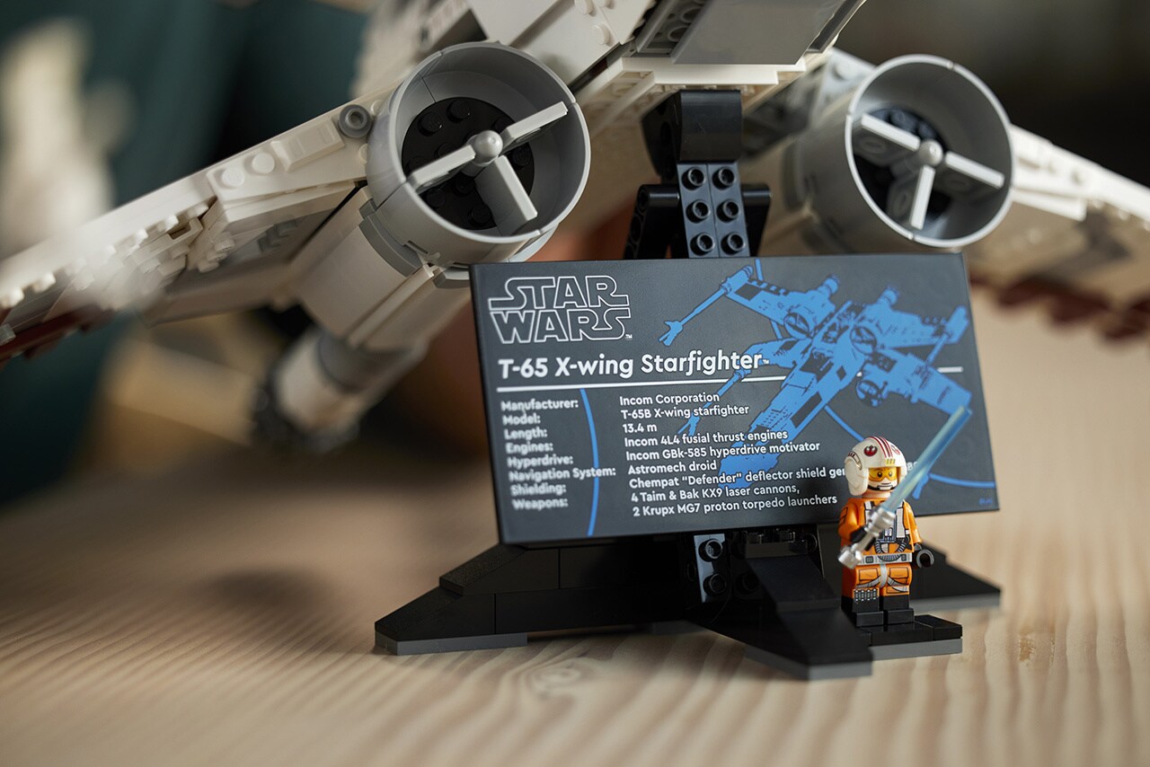 Luke Skywalker in the LEGO Star Wars Ultimate Collector Series X-Wing Starfighter 
