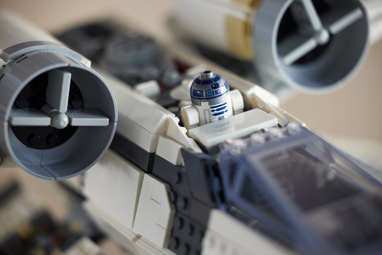 R2-D2 in the LEGO Star Wars Ultimate Collector Series X-Wing Starfighter 