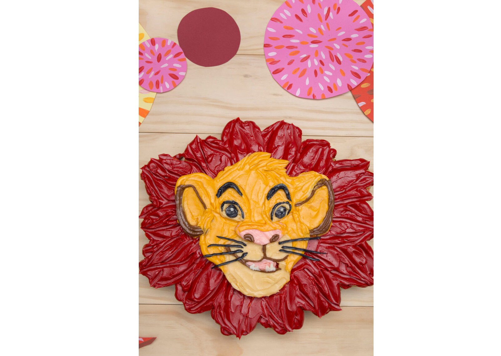 The Lion King Movie Simba Cave Edible Cake Topper Image
