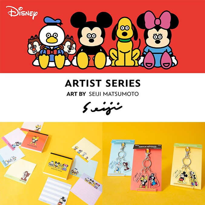 アーティスト・松本セイジ氏が描きおろしたミッキー&フレンズの アーティスト・松本セイジ氏が描きおろしたミッキー&フレンズの