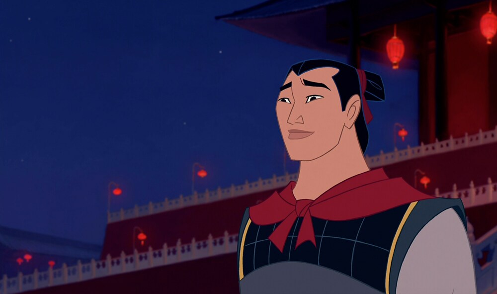 Li Shang w filmie animowanym "Mulan"