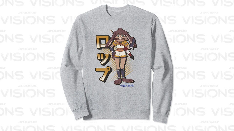 Star Wars Visions Lop And Ocho Kanji Poster Sweatshirt