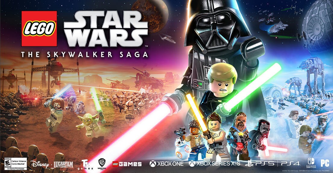 LEGO Star Wars: The Skywalker Saga key art