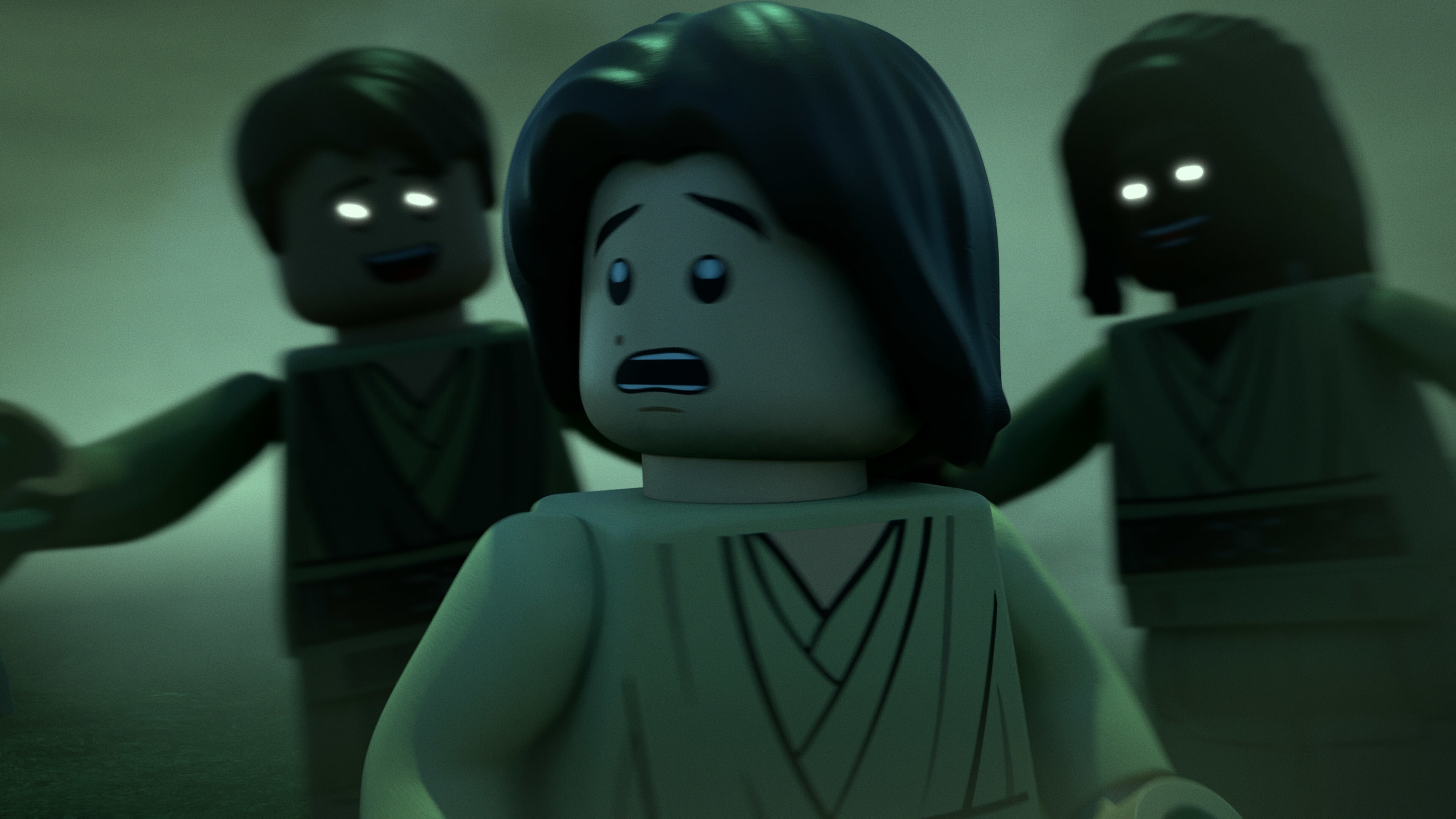 (Center): Ben Solo in LEGO STAR WARS TERRIFYING TALES exclusively on Disney+. ©2021 Lucasfilm Ltd. & TM. All Rights Reserved.