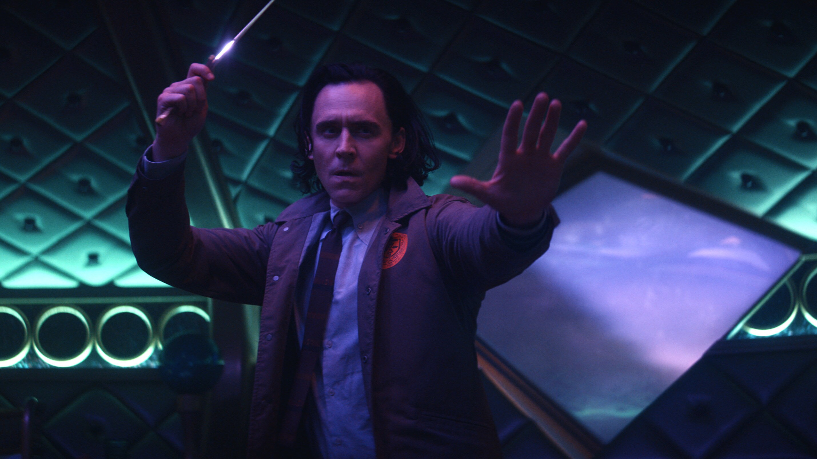 Loki (Tom Hiddleston) in Marvel Studios' LOKI, exclusively on Disney+. Photo courtesy of Marvel Studios. ©Marvel Studios 2021. All Rights Reserved.