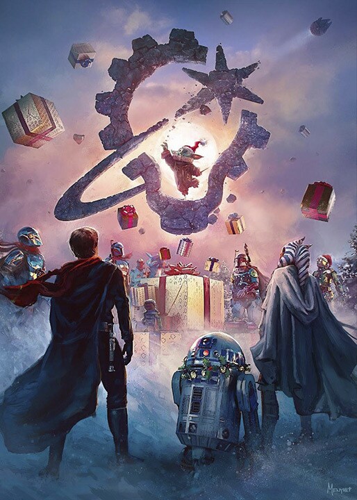 ILM’s holiday card for 2023 by ILM London’s Saby Menyhei.
