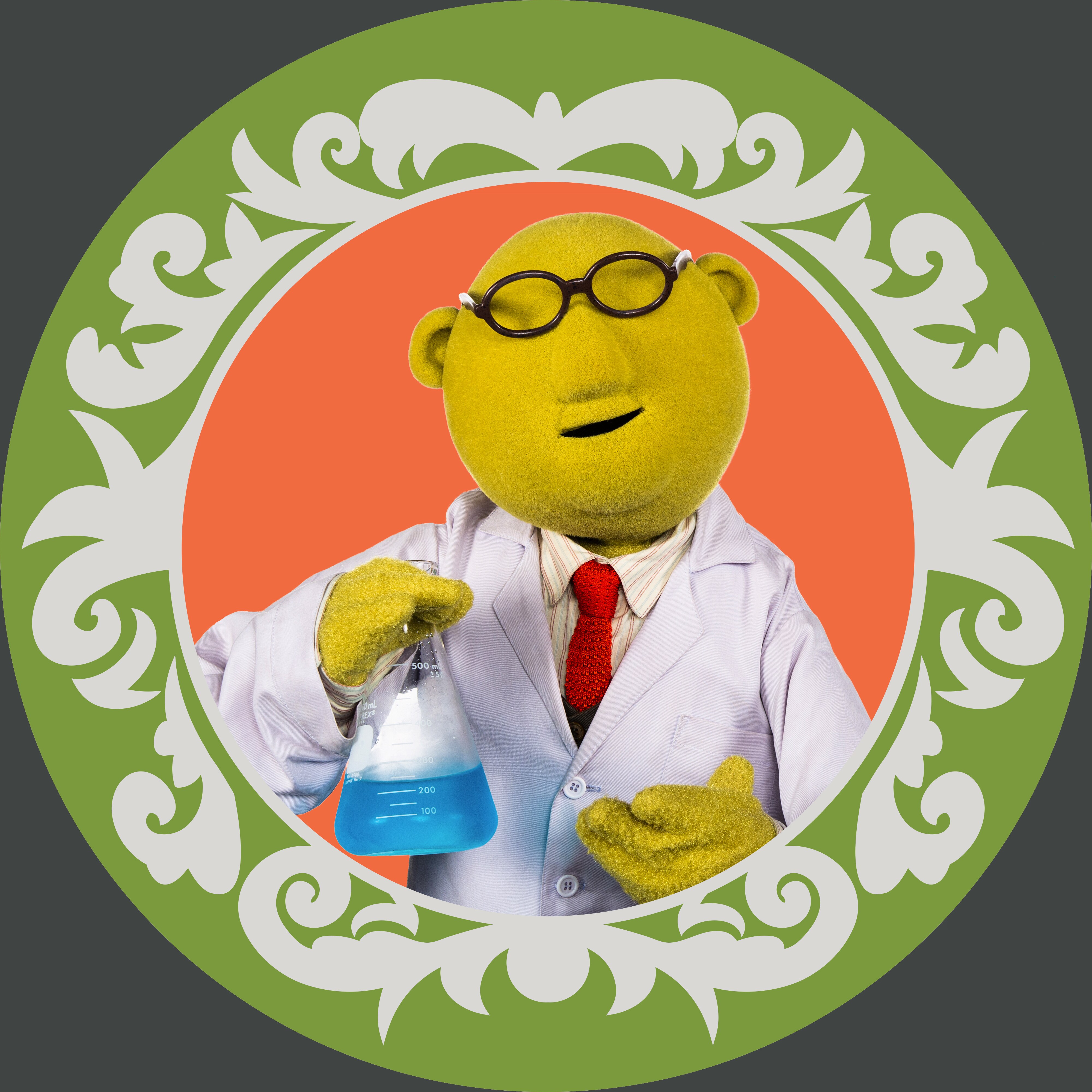 Photo of Dr. Bunsen Honeydew of The Muppets.