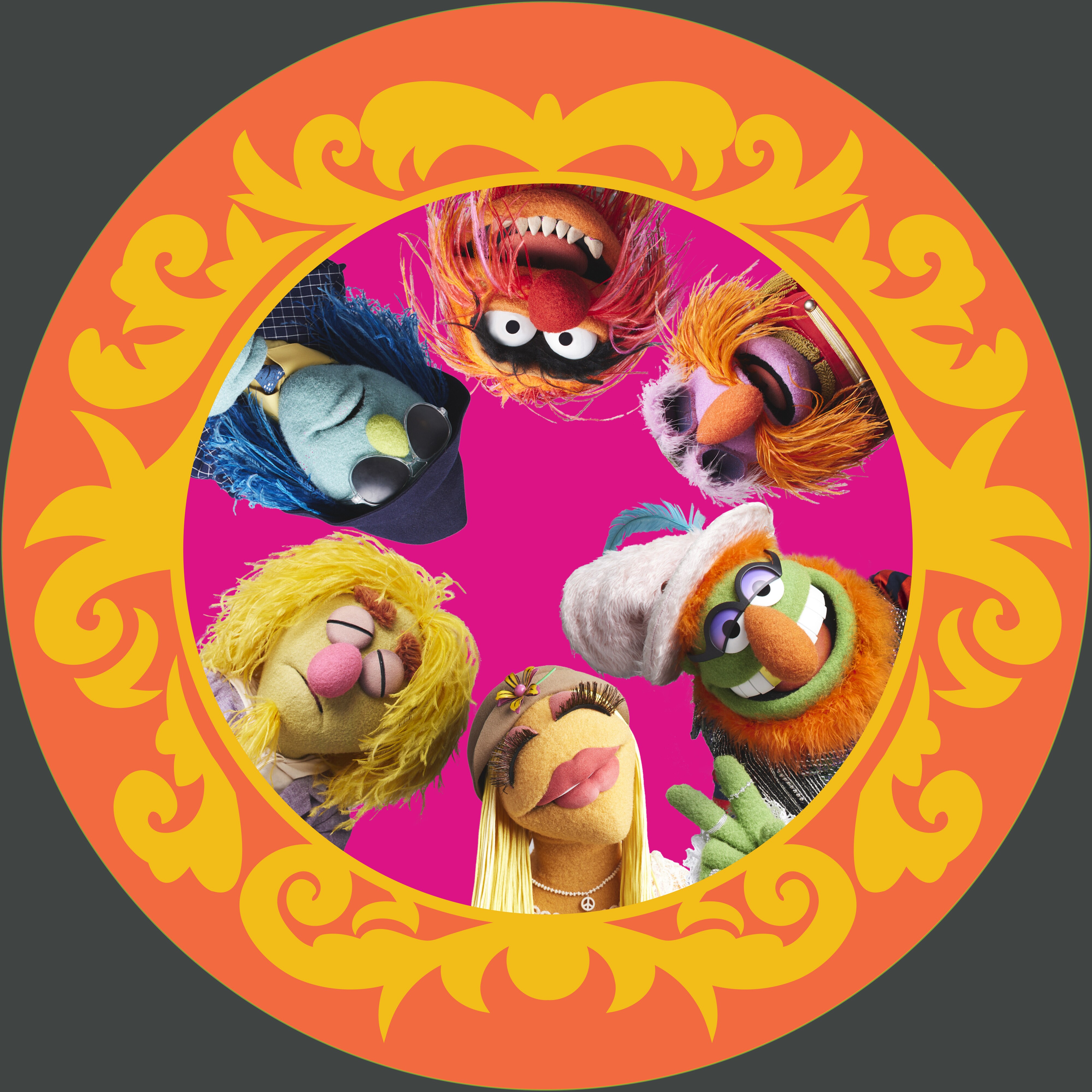 Photo of The Electric Mayhem of The Muppets.