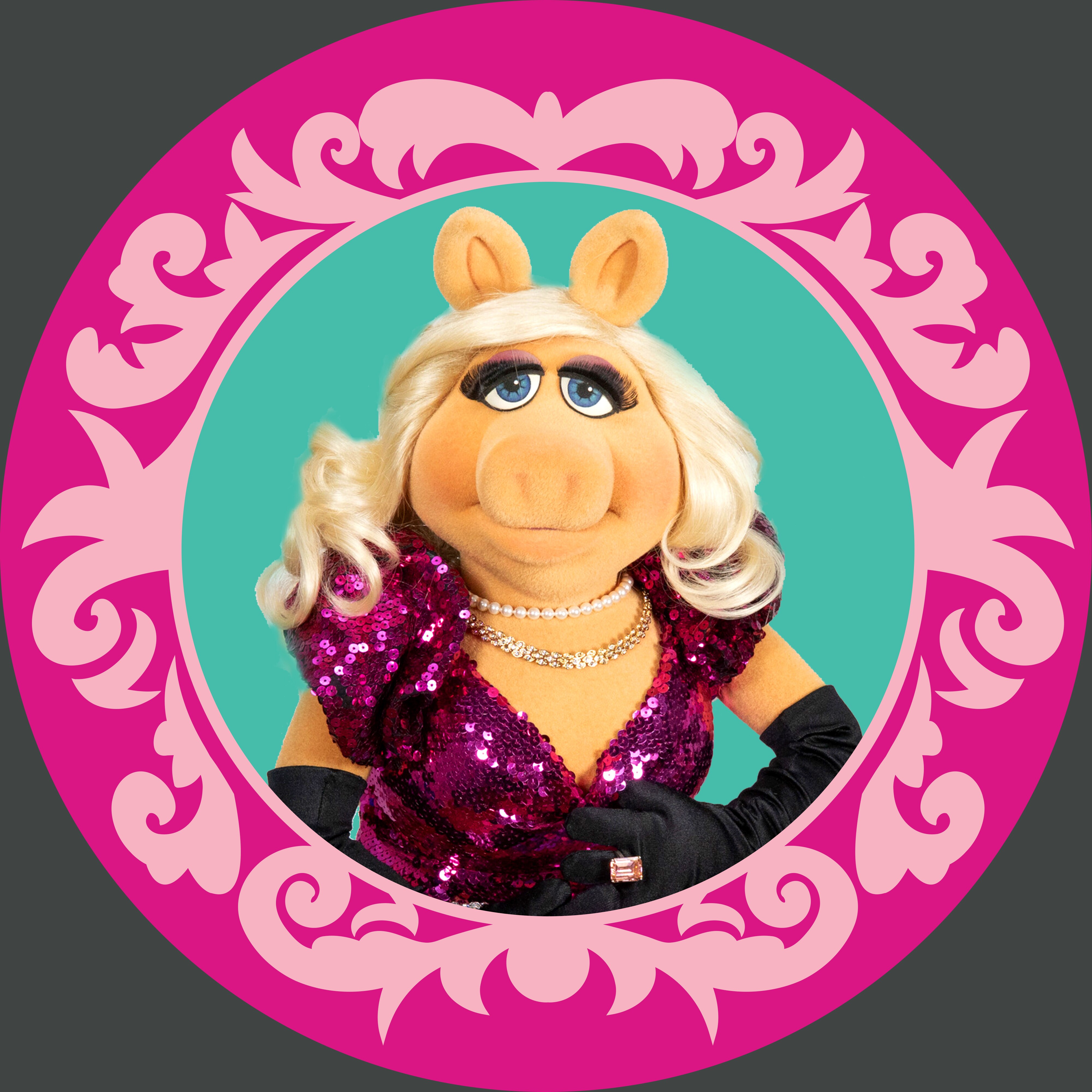 Photo of Miss Piggy of The Muppets.