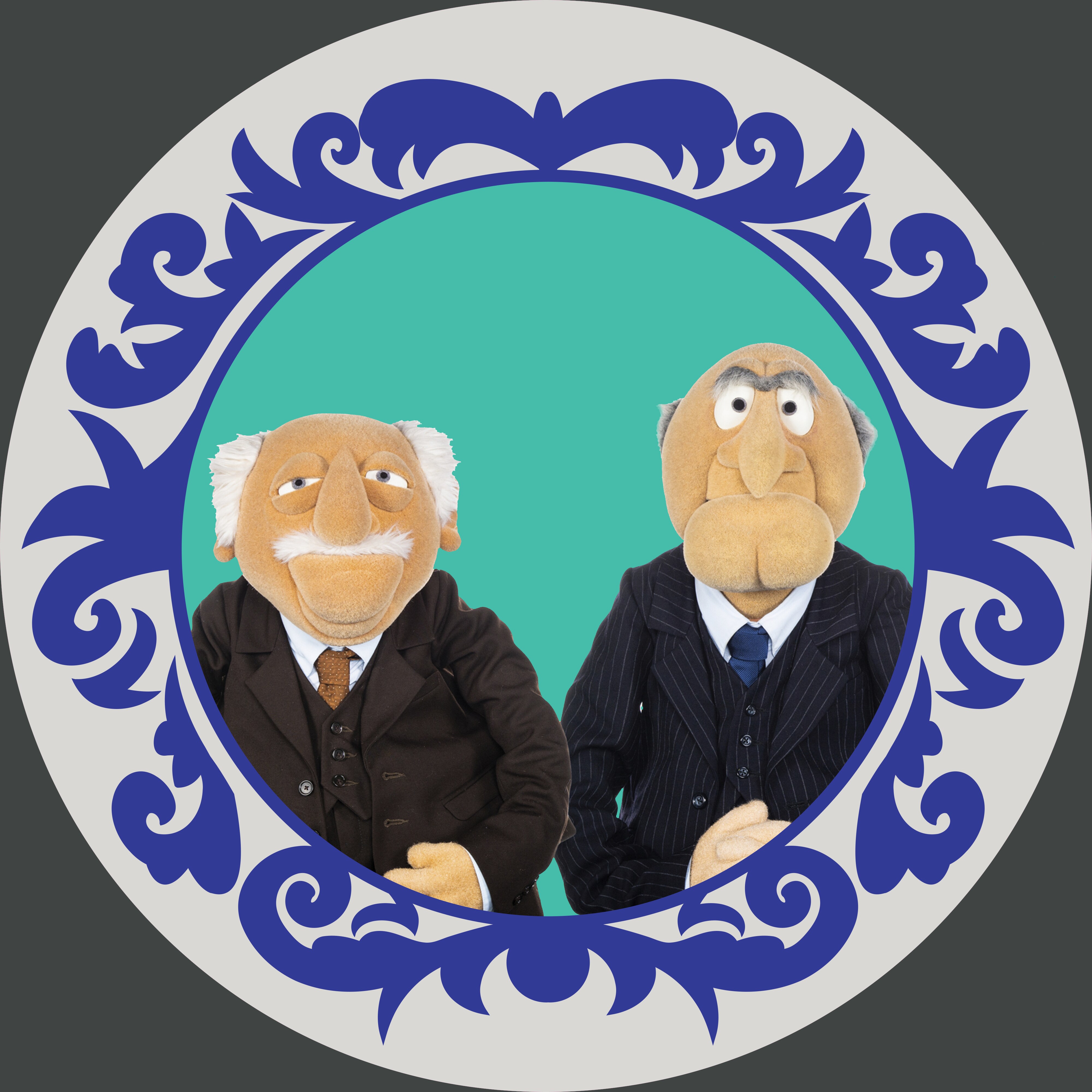 Photo of Statler & Waldorf of The Muppets.