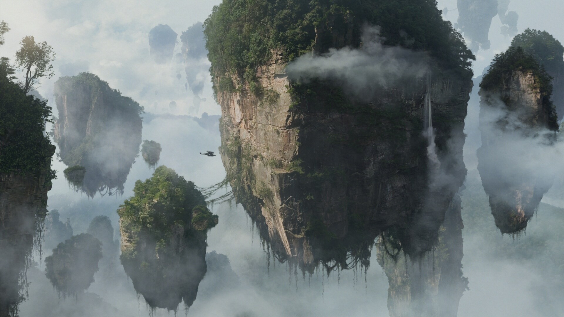 Avatar Zoom Background |  Majestic Floating Mountains