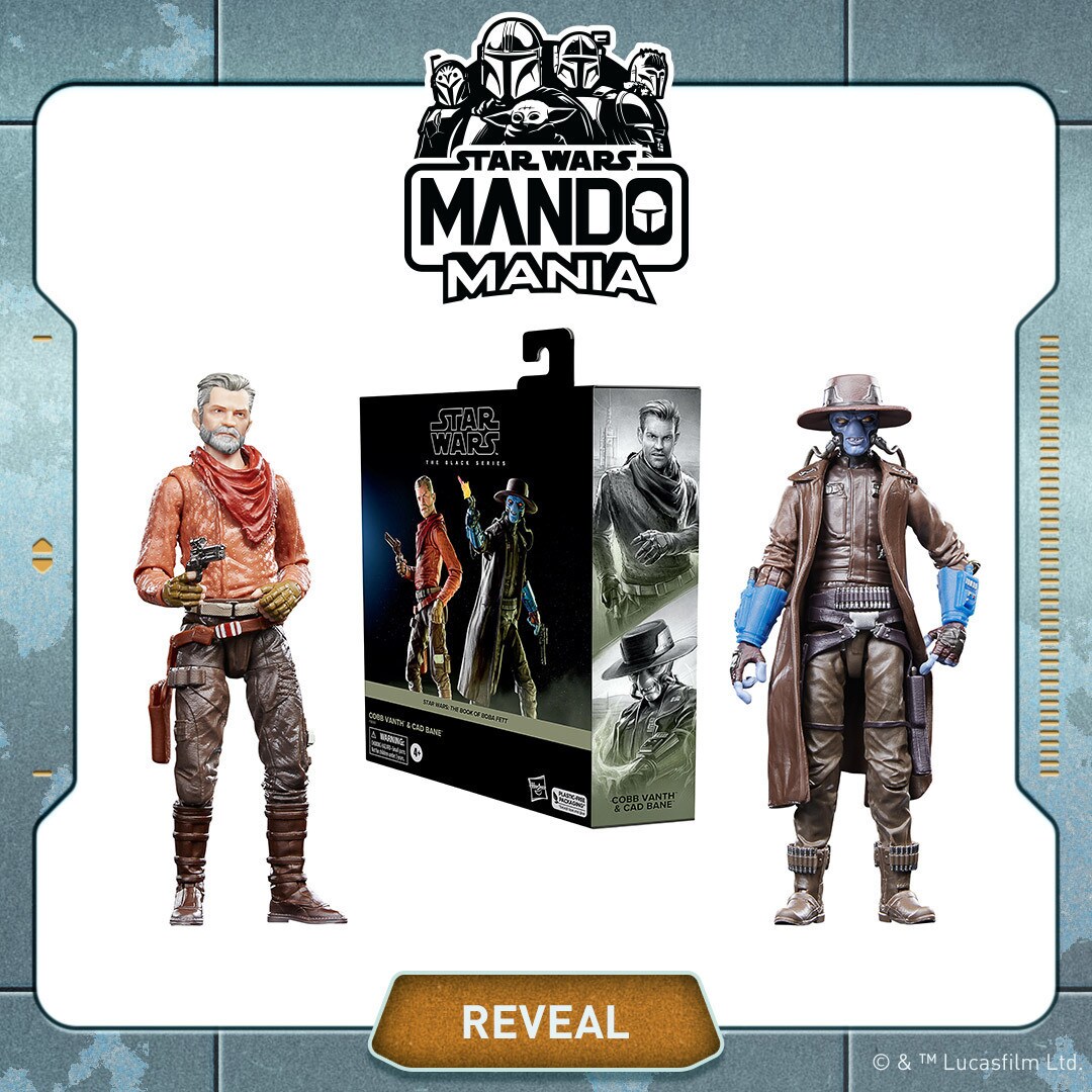Cobb Vanth and Cad Bane – Star Wars: The Black Series by Hasbro