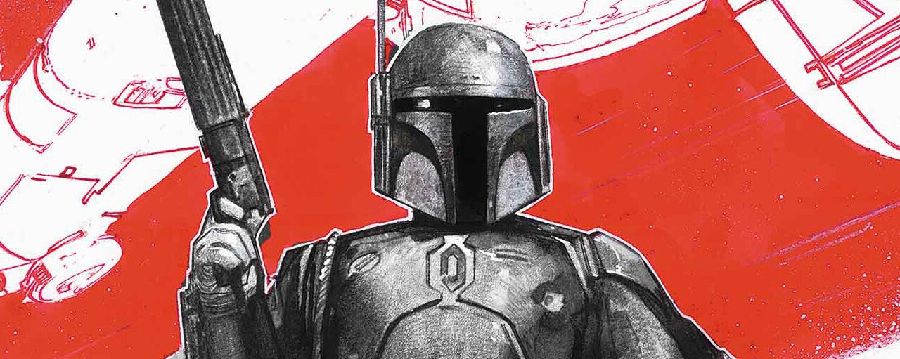Marvel’s Star Wars: Boba Fett – Black, White & Red cover