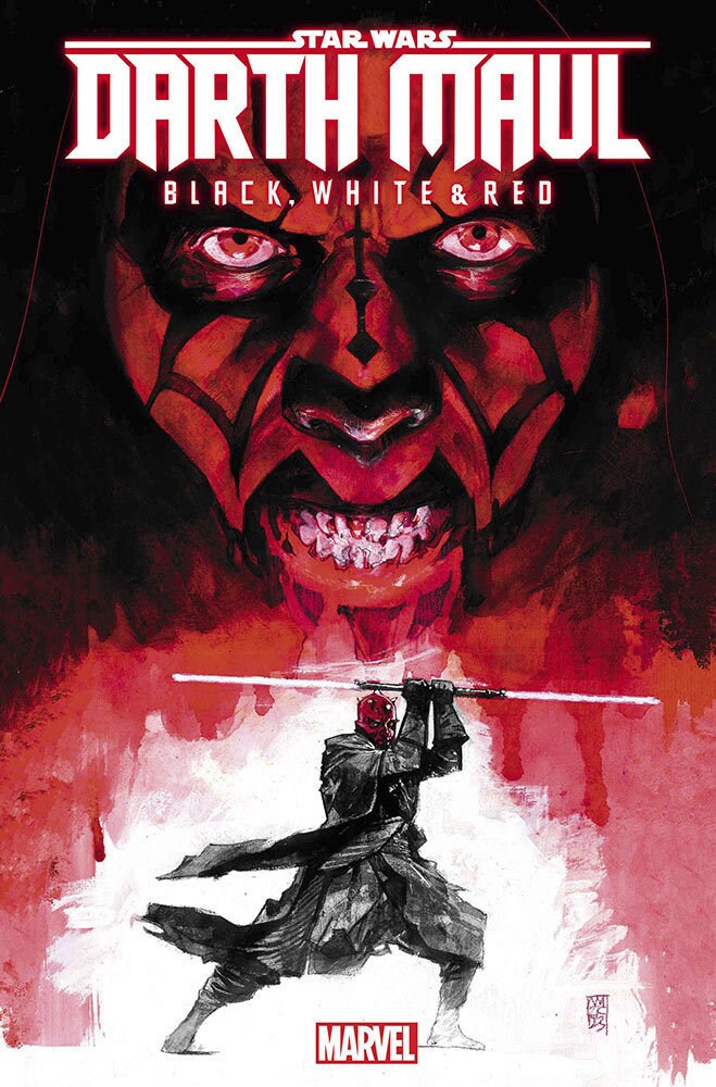 Marvel’s Darth Maul – Black, White & Red cover