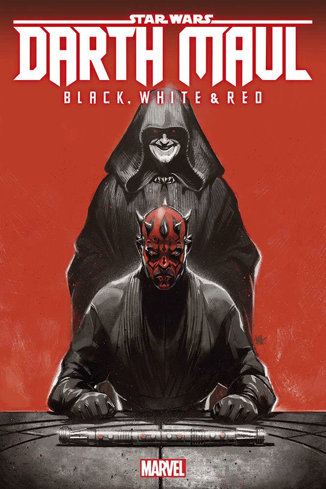 Marvel’s Darth Maul – Black, White & Red variant cover