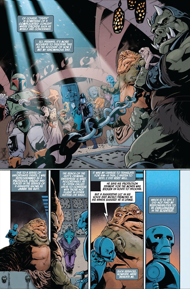 Learn The Untold Story Of Jabba’s Last Protocol Droid In Marvel’s Star ...