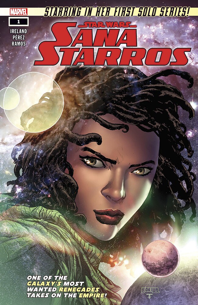 The cover of Marvel's San Starros #1 featuring Sana.