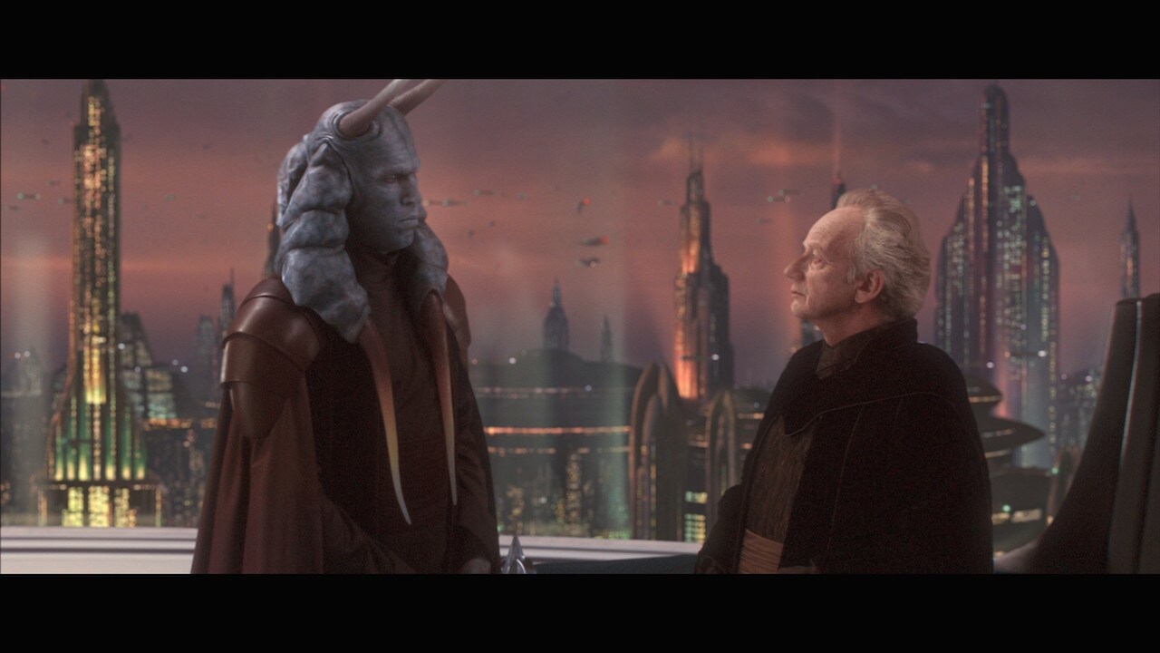 Amedda helped arrange the Senate vote to give Palpatine emergency powers by taking advantage of R...