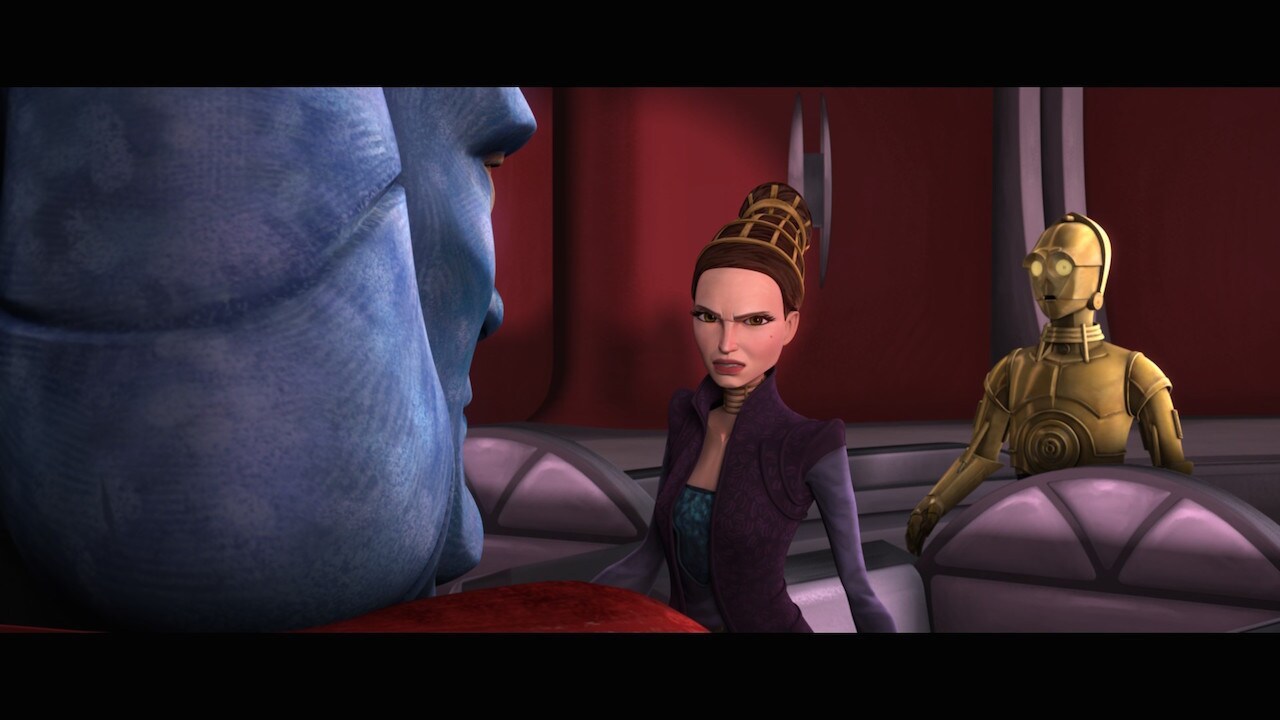 Padmé Amidala argued with Palpatine about killing the Zillo Beast for research purposes. In respo...