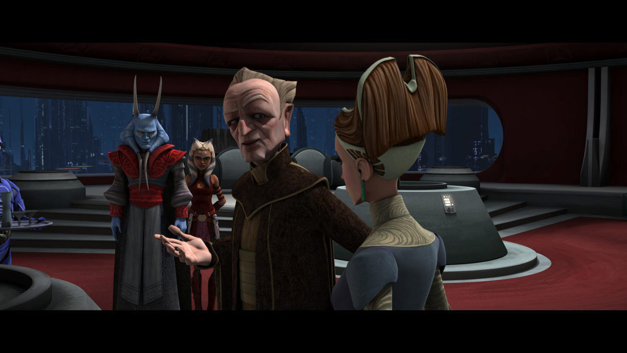 When Padmé and her Senate allies argued against increased military spending and sought a peaceful...