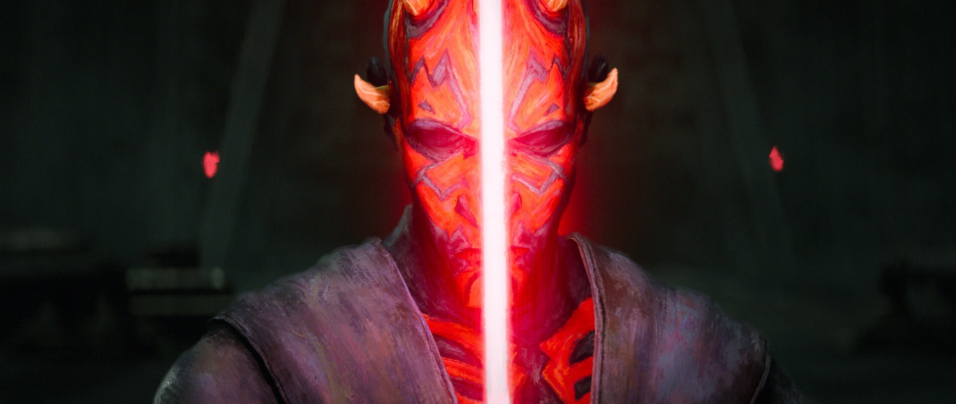 Maul trains in Star Wars: Maul - Shadow Lord.
