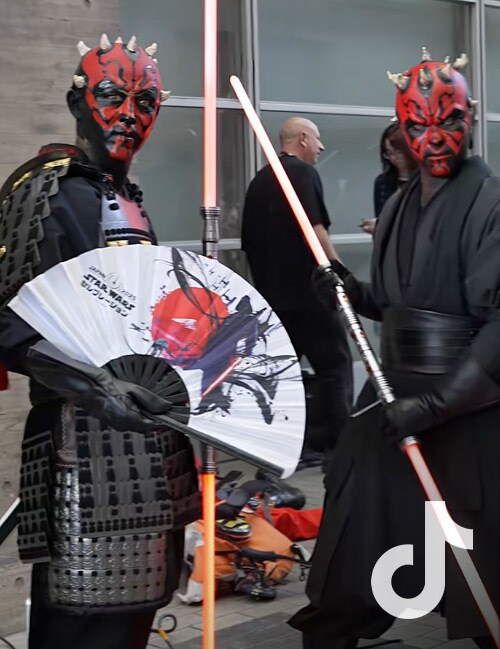 Cosplayers at Star Wars Celebration.