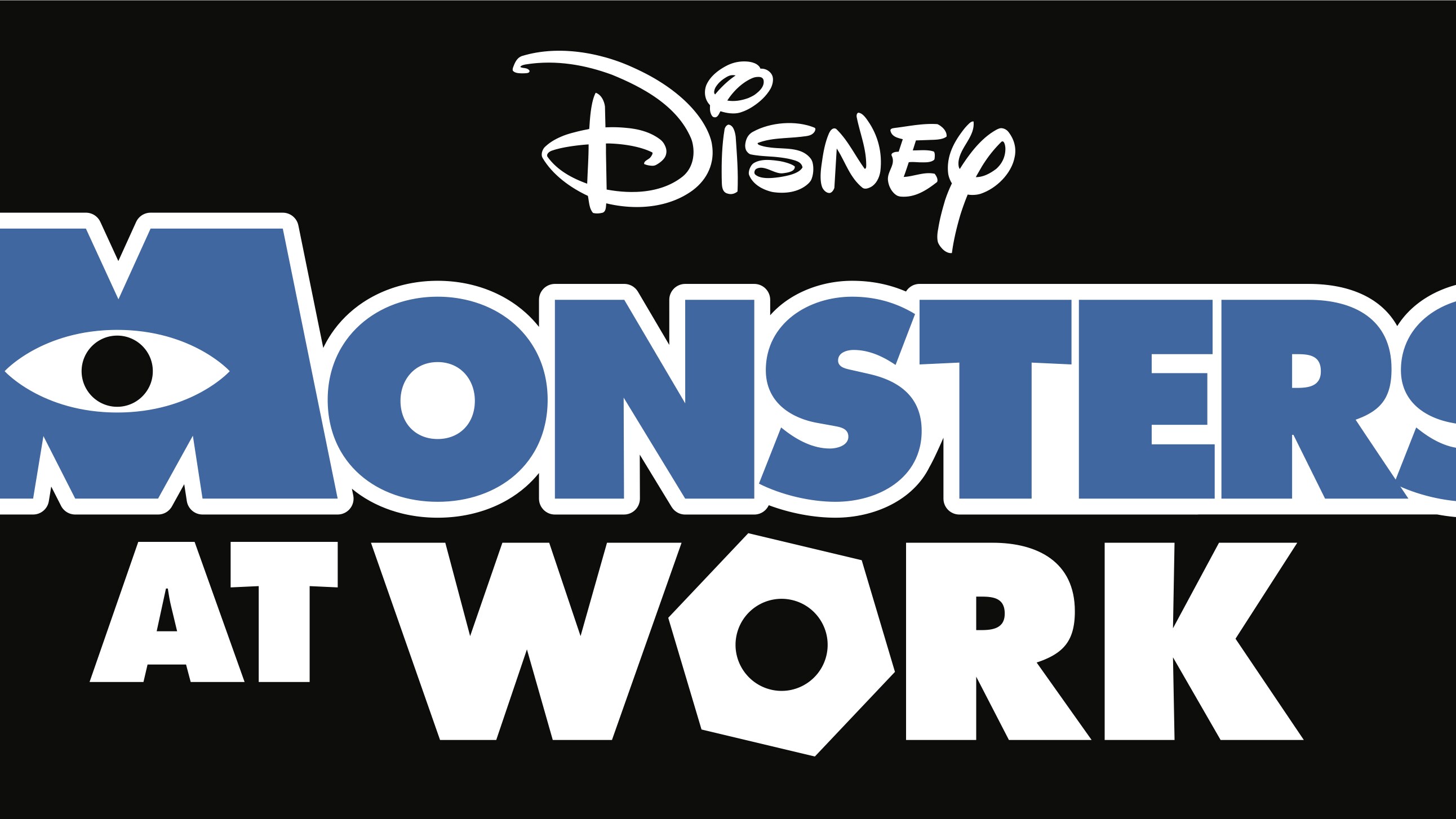 Monsters At Work Logo - Dark