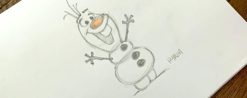 How To Draw Olaf From Frozen Disney News