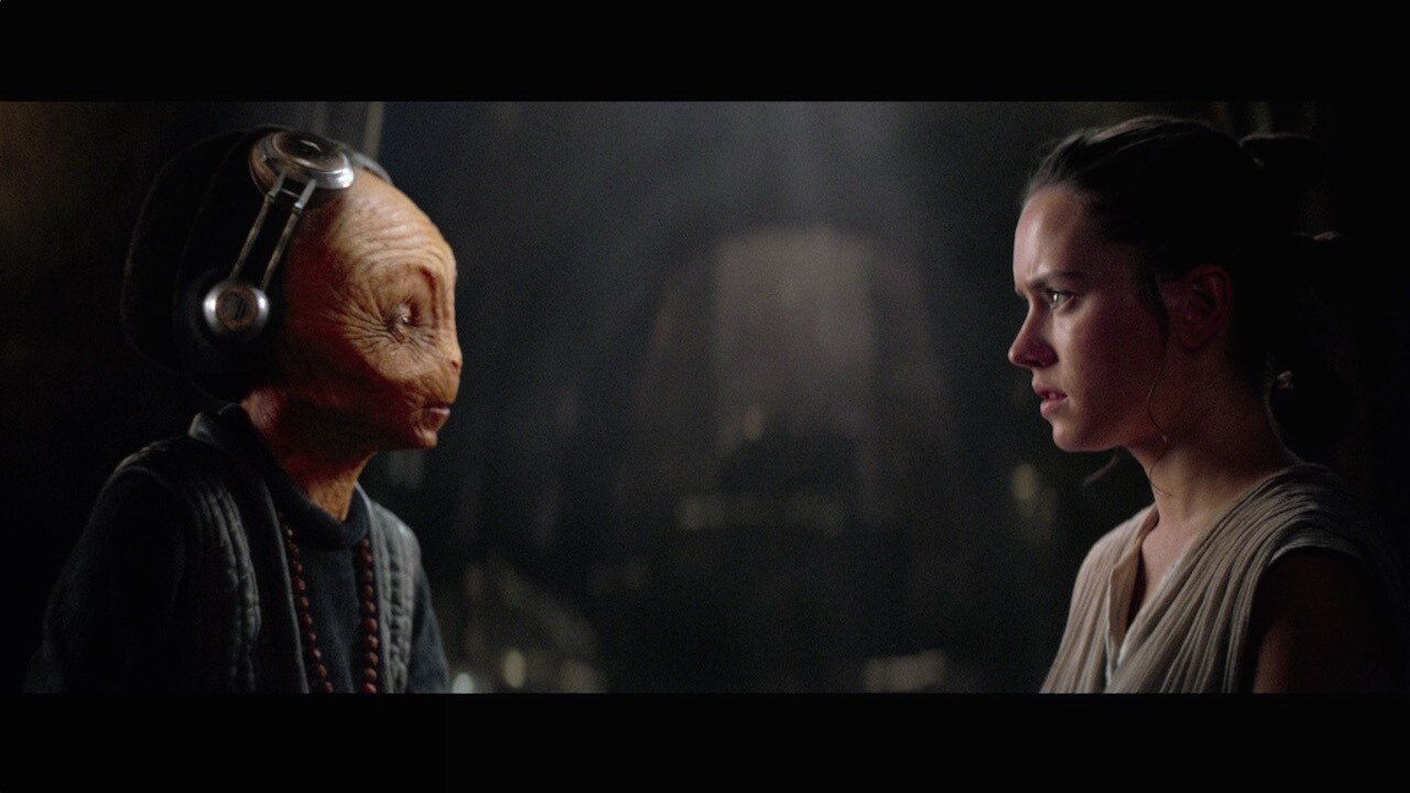 While in Maz’s castle, Rey had an odd vision, and found herself drawn to the ancient smuggler’s s...