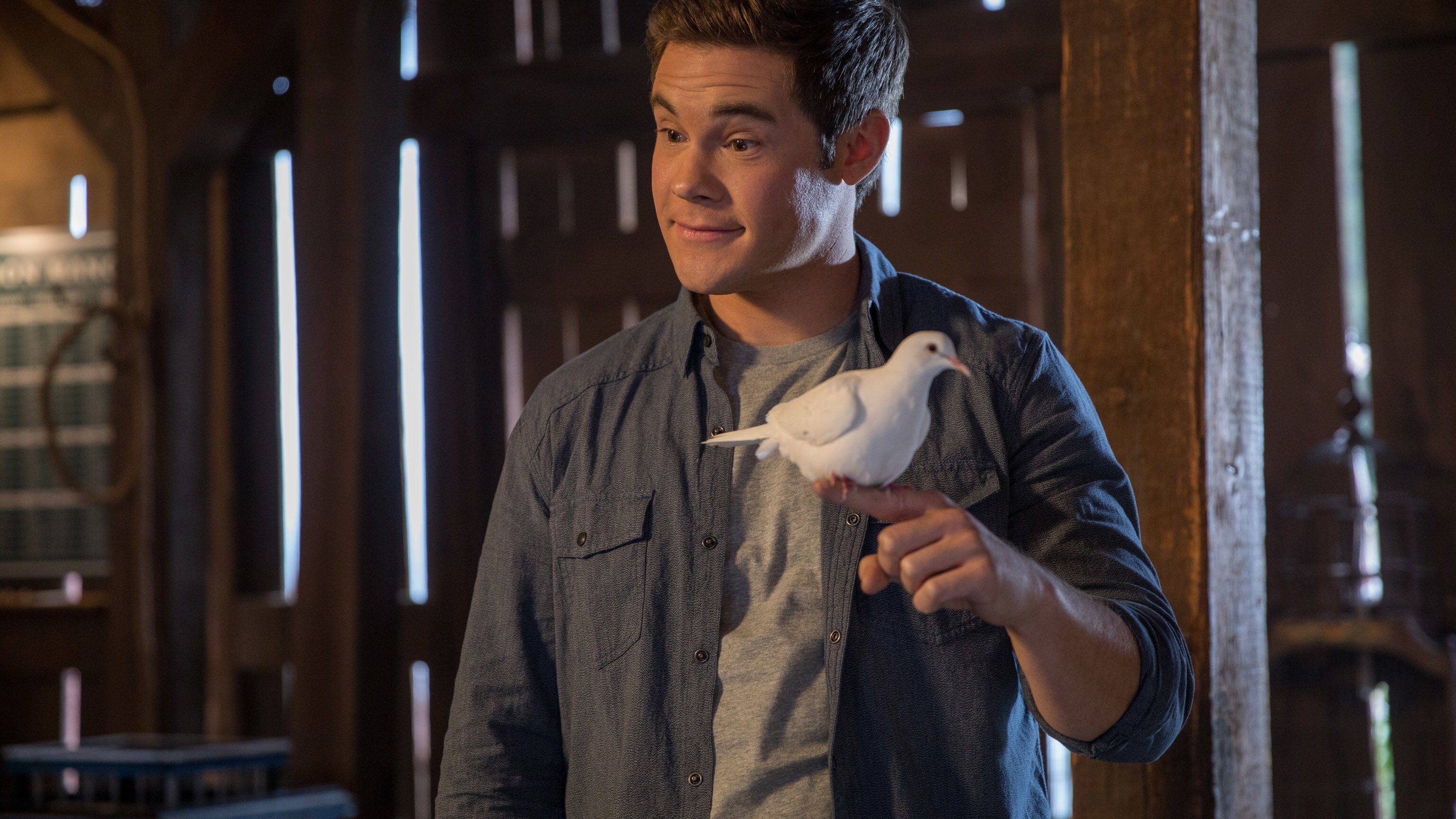 Adam Devine as Andy in Disney’s MAGIC CAMP. Photo by Justina Mintz. © 2020 Disney Enterprises, Inc. All Rights Reserved. 
