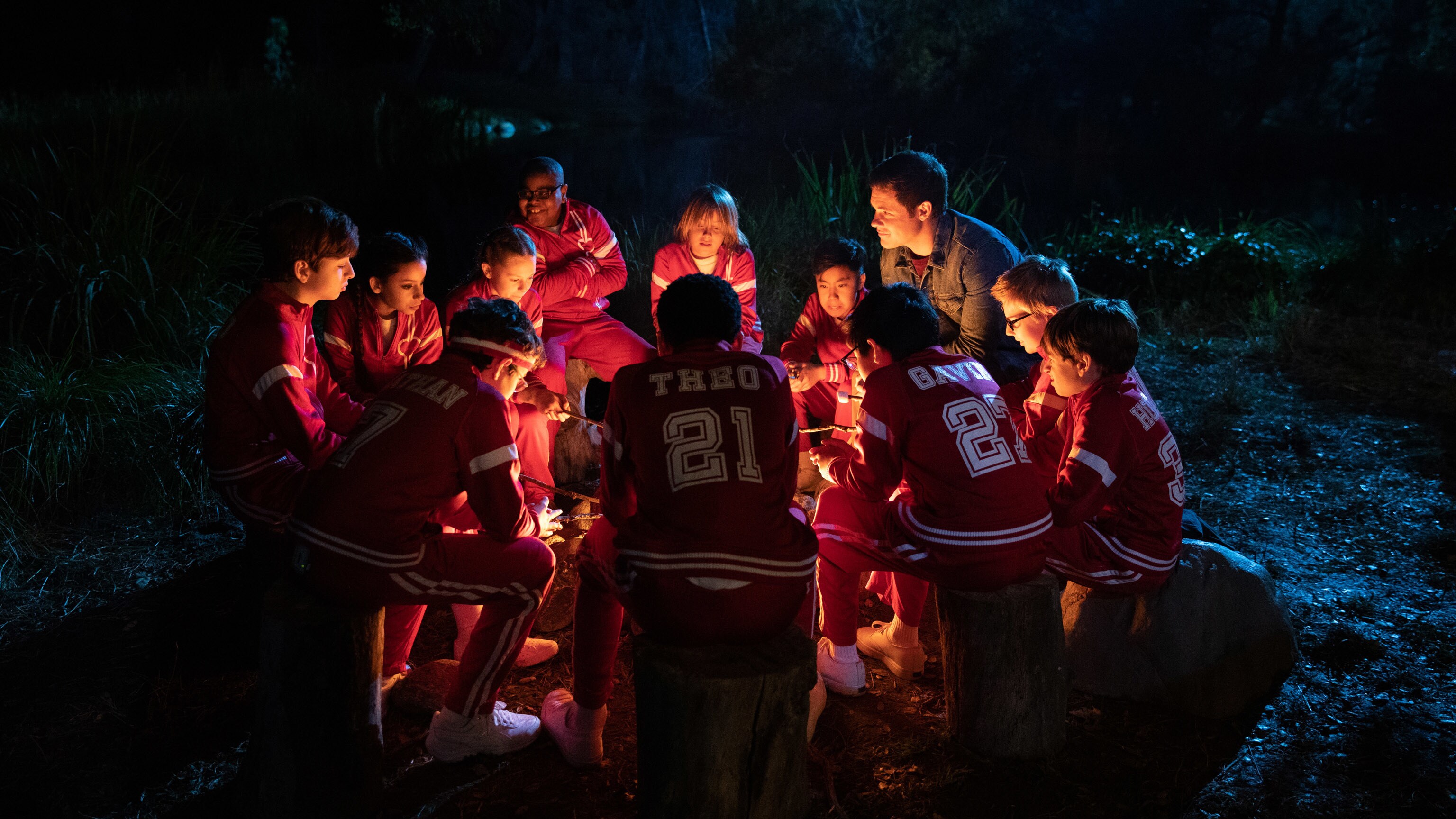 Adam Devine as Andy in Disney’s MAGIC CAMP. Photo by Justina Mintz. © 2020 Disney Enterprises, Inc. All Rights Reserved.