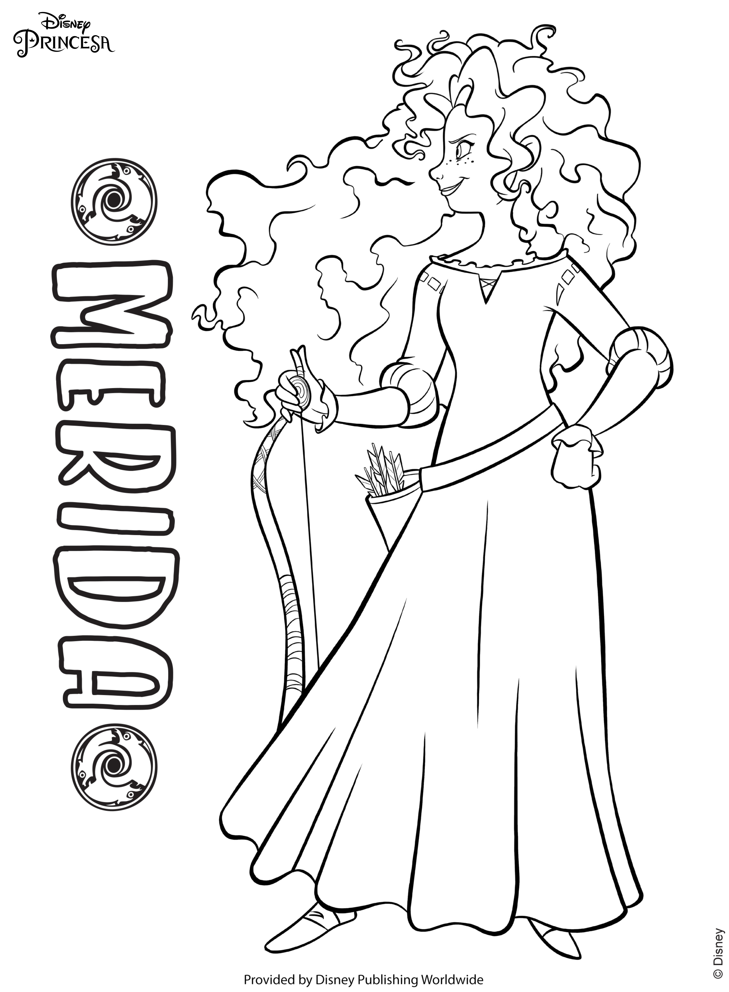 Desenhos de Princesas para colorir - Bora Colorir