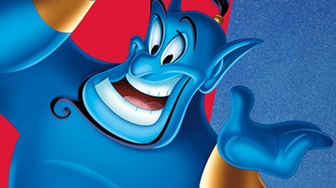  Disney Aladdin Genie Positive Vibes Only Poster