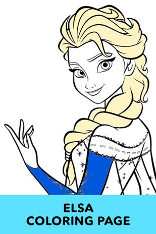 Download Elsa Coloring Page Disney Games Singapore