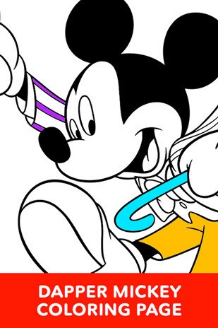 coloring pages mickey mouse and friends