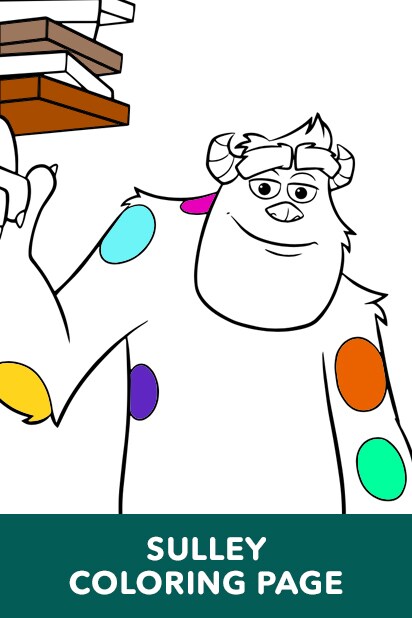 Monsters Inc Coloring Pages Disney Lol