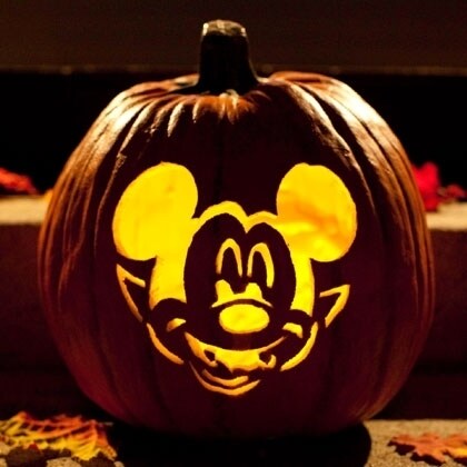 mickey mouse pumpkin carving stencils