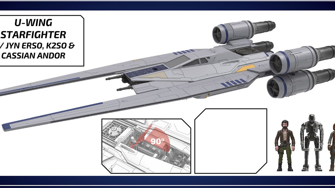 Star Wars Micro Galaxy Squadron U-Wing Starfighter