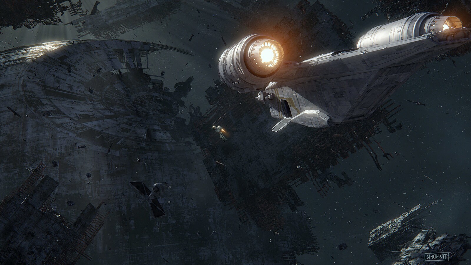 Join the Mandalorian and Grogu on a New Millennium Falcon: Smugglers Run Mission