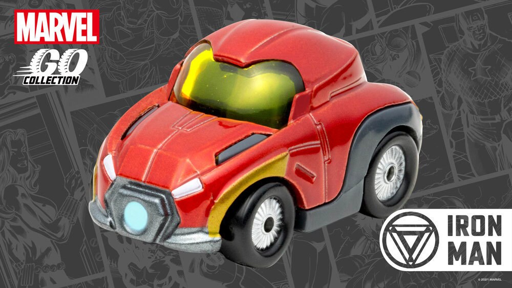 Mini Iron Man Racing Car - MARVEL GO Collection