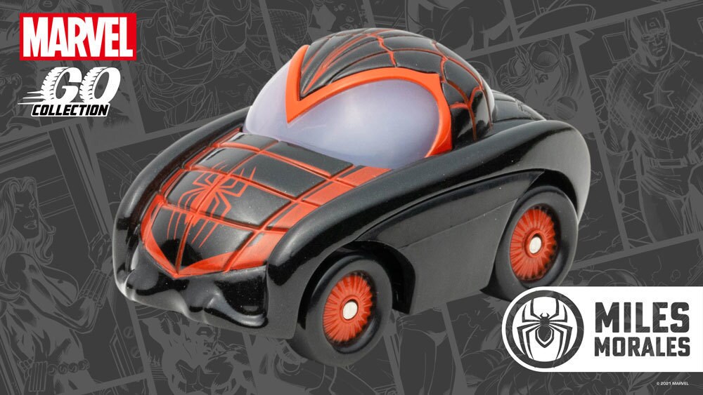 Mini Miles Morales Racing Car - MARVEL GO Collection