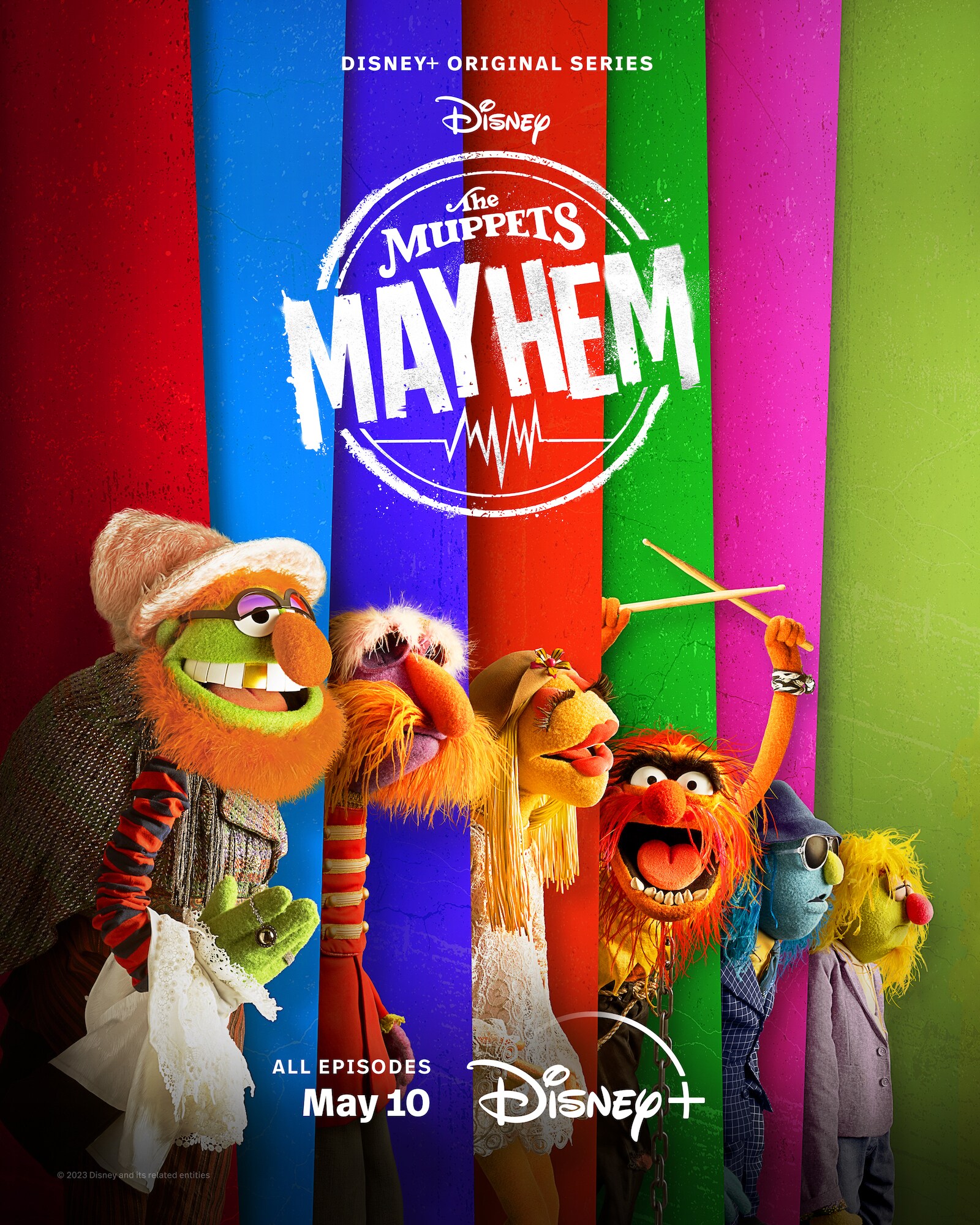 Prepare To Rock Out With The Electric Mayhem Band! Musical Comedy 'The  Muppets Mayhem' Debuts May 10 On Disney+ Series Art & Teaser Now Available