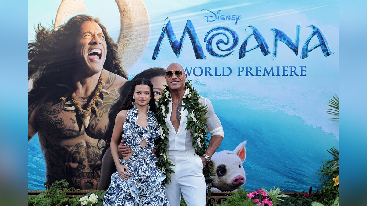 モアナ 映画『モアナと伝説の海』ワールドプレミアで初お披露目！ドウェイン