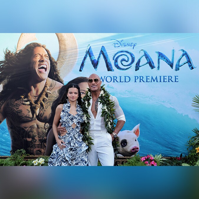 映画『モアナと伝説の海』ワールドプレミアで初お披露目！ドウェイン