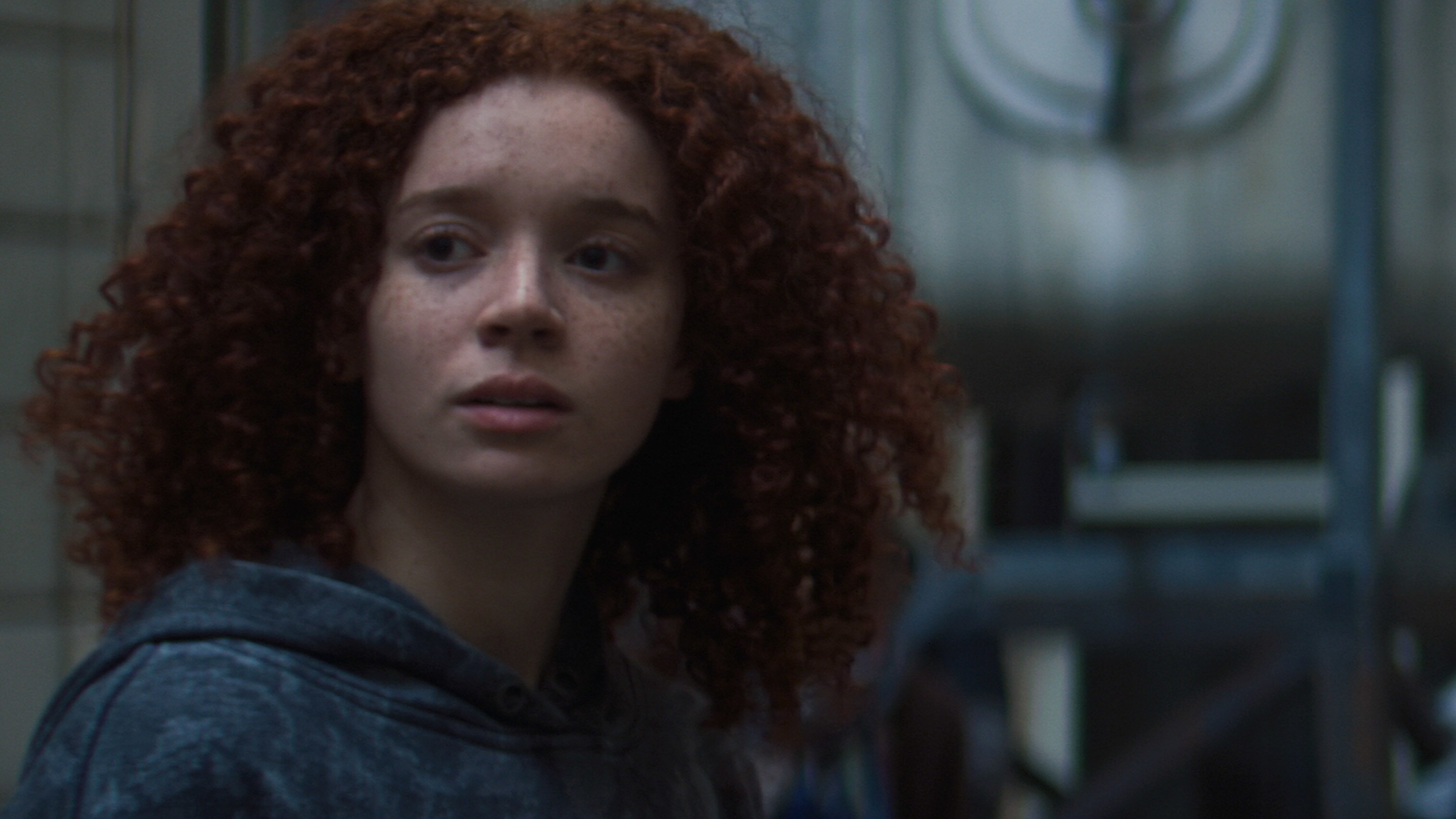 Karli Morgenthau (Erin Kellyman) in Marvel Studios' THE FALCON AND THE WINTER SOLDIER exclusively on Disney+. Photo courtesy of Marvel Studios. ©Marvel Studios 2021. All Rights Reserved.