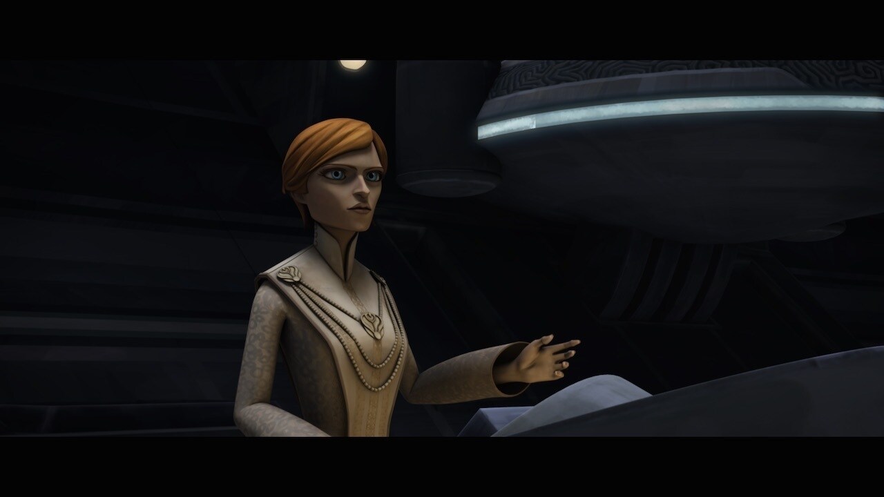 Mothma feared that the Republic’s determination to defeat the Separatists militarily was blinding...