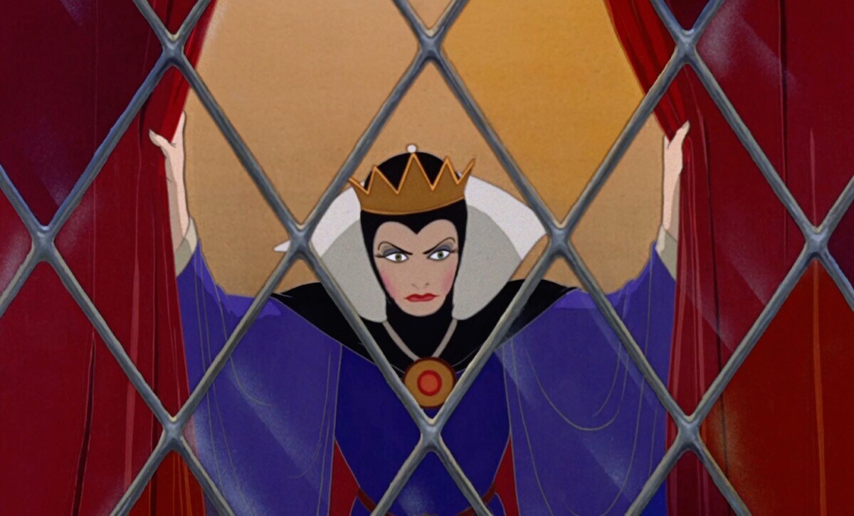 The Evil Queen from the animated movie "Snow White and the Seven Dwarfs"