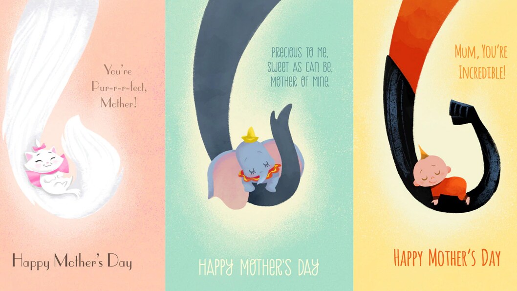 Disney Mother's Day Cards To Warm Mum's Heart